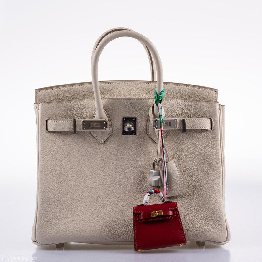 Hermès Micro Kelly Twilly Charm Rouge Vif Tadelakt Leather Gold Hardware 2020, Y In New Condition For Sale In NYC Tri-State/Miami, NY
