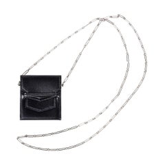 Hermes Micro Sac 70mm Noir Villandry Palladium Paper Clip Chain Limitierte Auflage