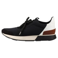 Sneaker bassa Hermès Miles in neoprene nero