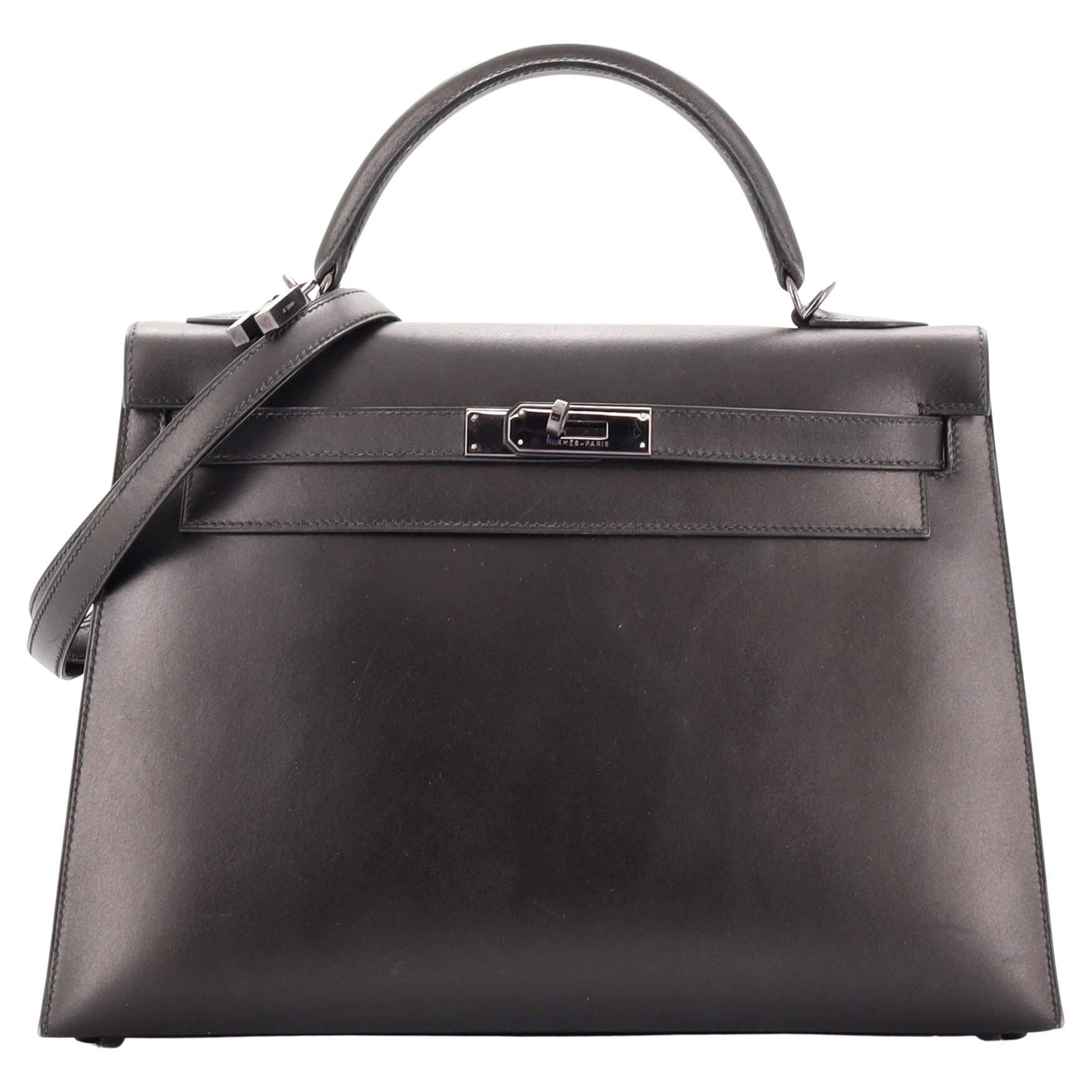 Hermès Kelly 35cm Black Togo - LuxCollector – LuxCollector Vintage