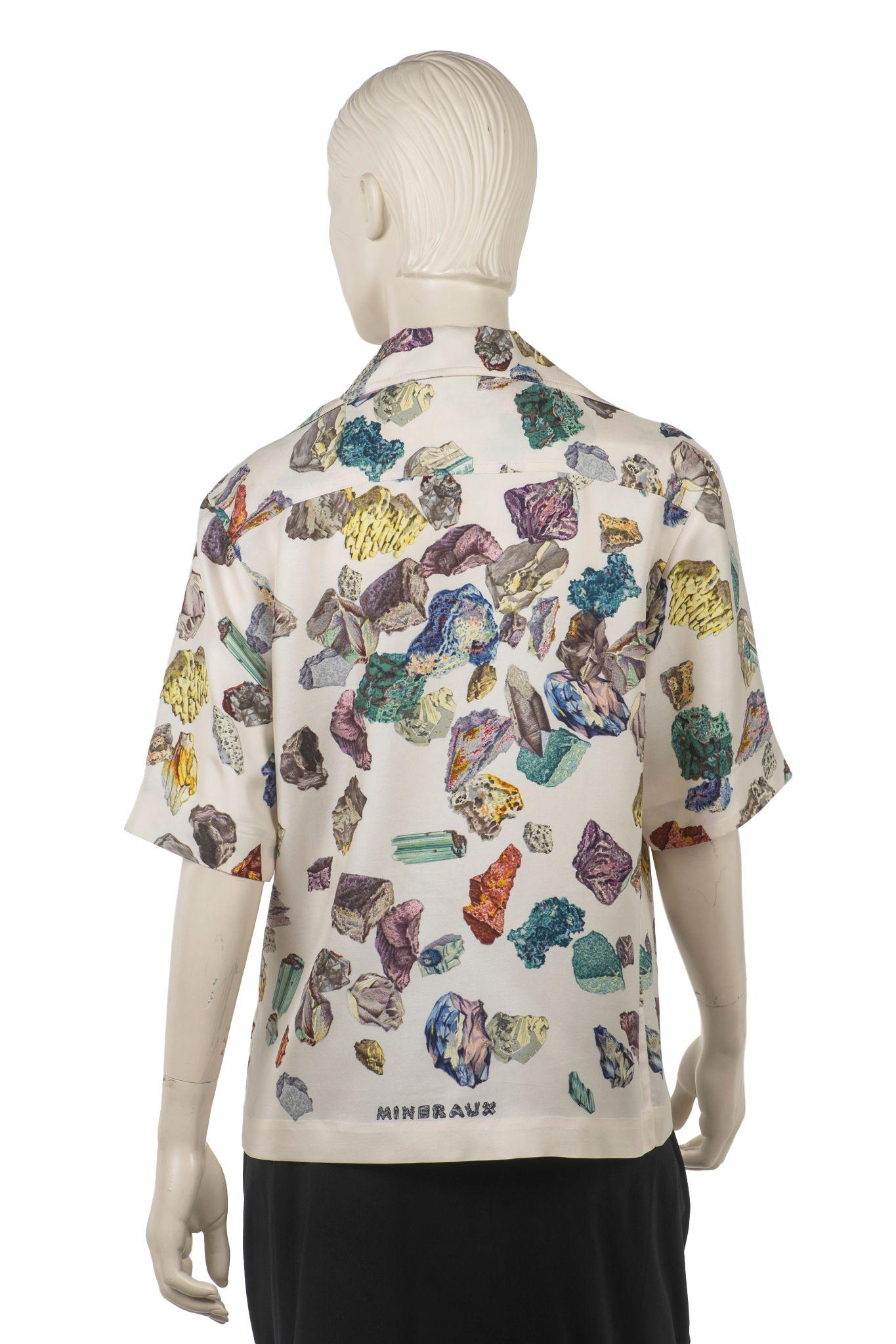 Grigio Camicia in seta 