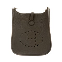 Hermès Mini Black Togo Evelyne TPM 2022