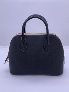 Hermes Mini Bolide 1923, 0L Gris Meyer & 8L Béton, Palladium Hardware, B Stamp