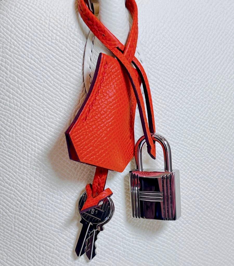 Hermes Mini Bolide 1923 - 25 Tri-Colour Epsom Leather Bag 3