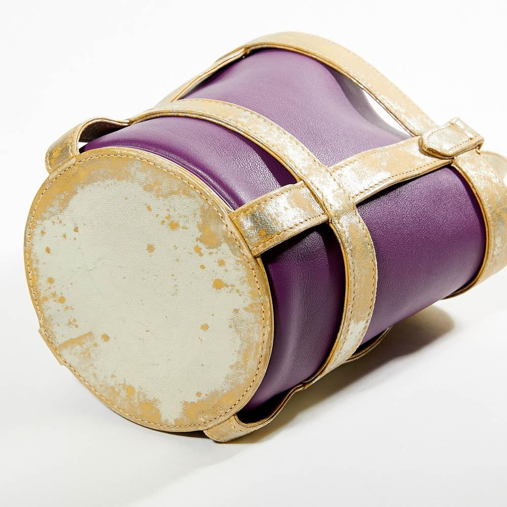 Hermes Mini Bucket Feed Bag Seau Mangeoire Leather In Good Condition In Paris, FR