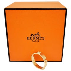 Bague en or rose "Mini Clous" Hermès