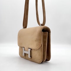 Hermès Mini Constance 18cm Veau Doblis 2022  Ocre