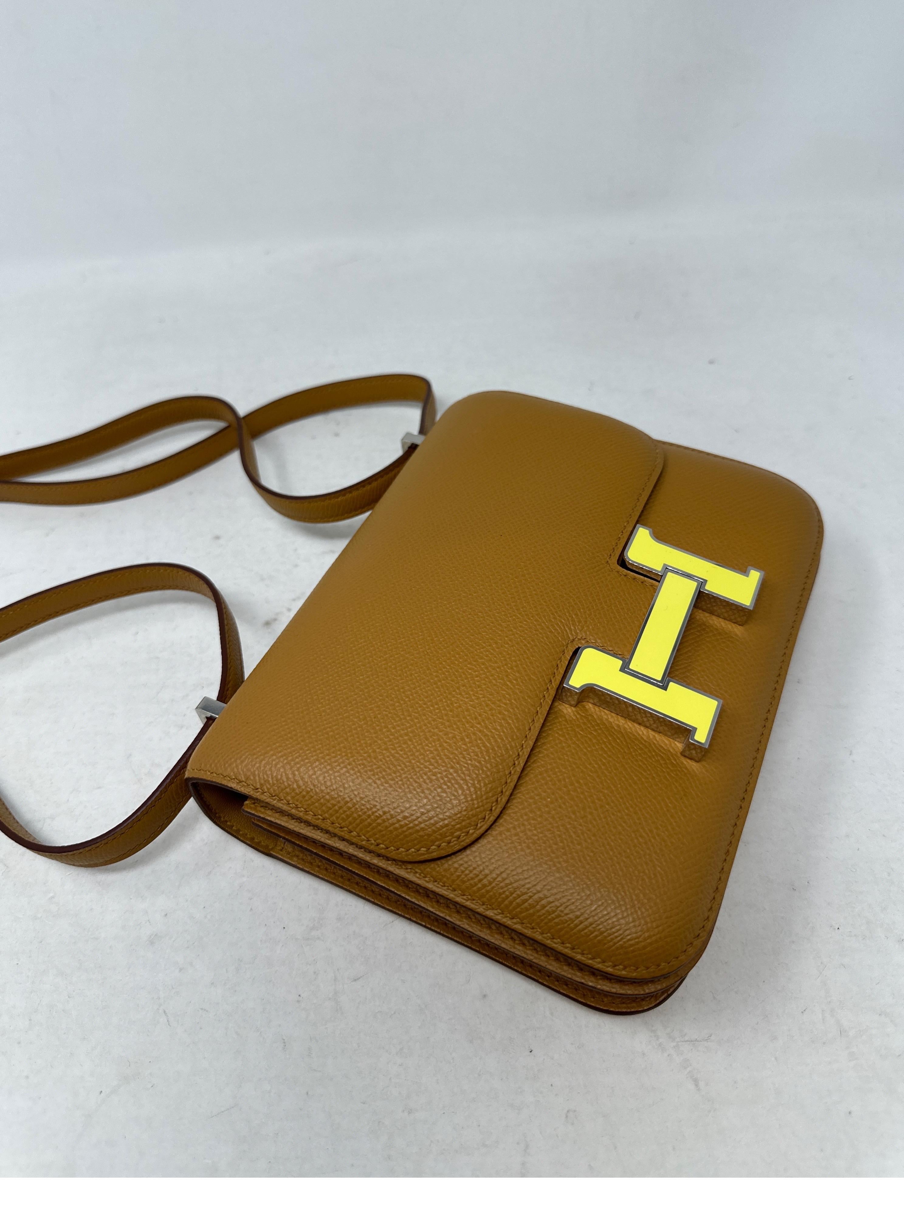 Hermes Mini Constance Gold Bag  For Sale 1