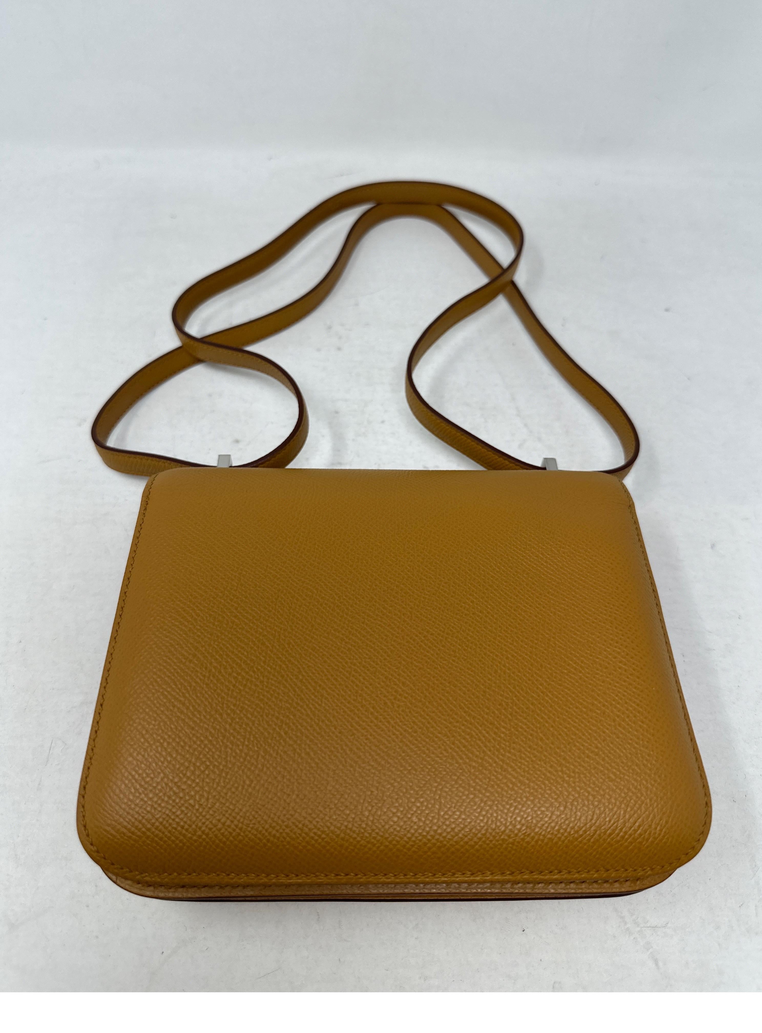Hermes Mini Constance Gold Bag  For Sale 5