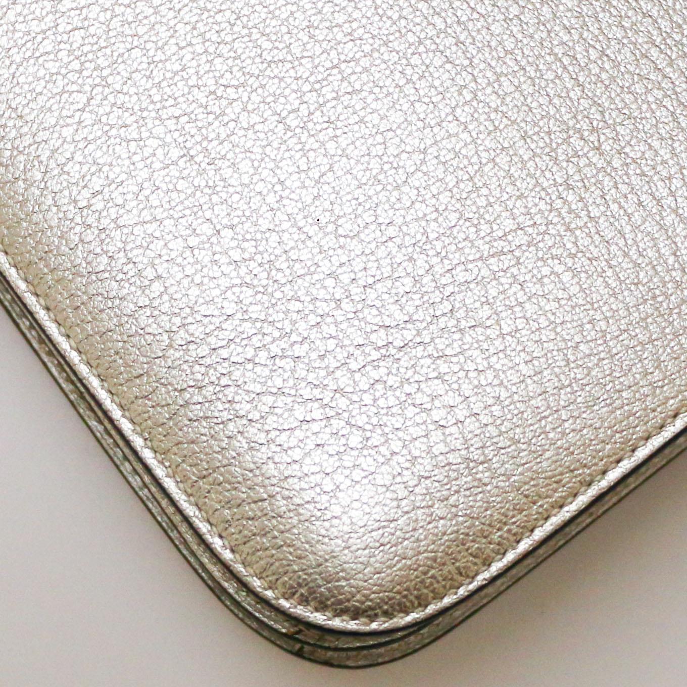 Hermes Mini Constance Silver Leather 2