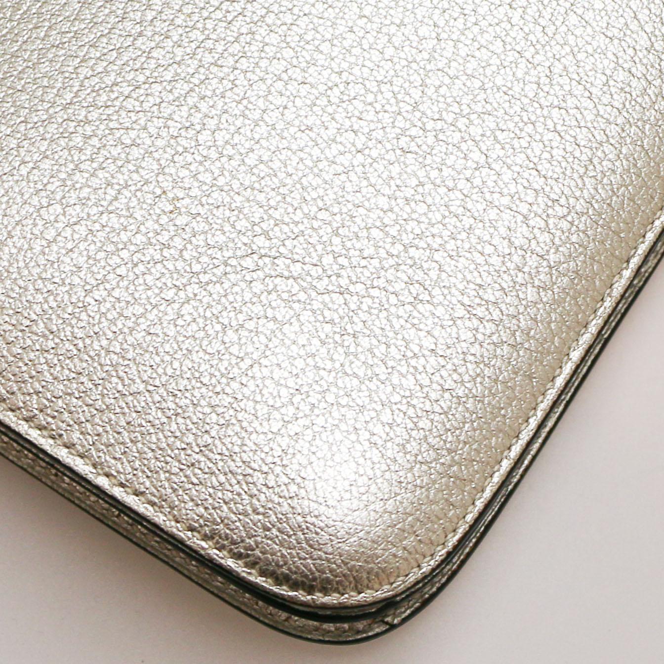 Hermes Mini Constance Silver Leather 4