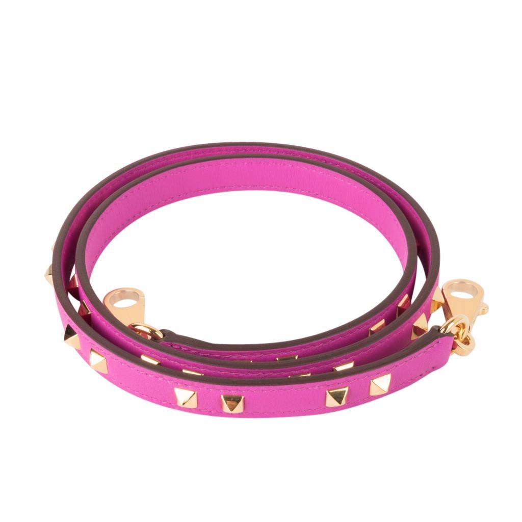 Hermes Mini Sac Carrs Bandoulière 16mm Magnolia Pink Gold Hardware  Pour femmes en vente