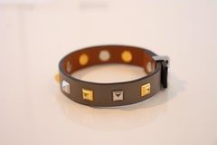 Hermes Mini Dog Clous Carres Bracelet