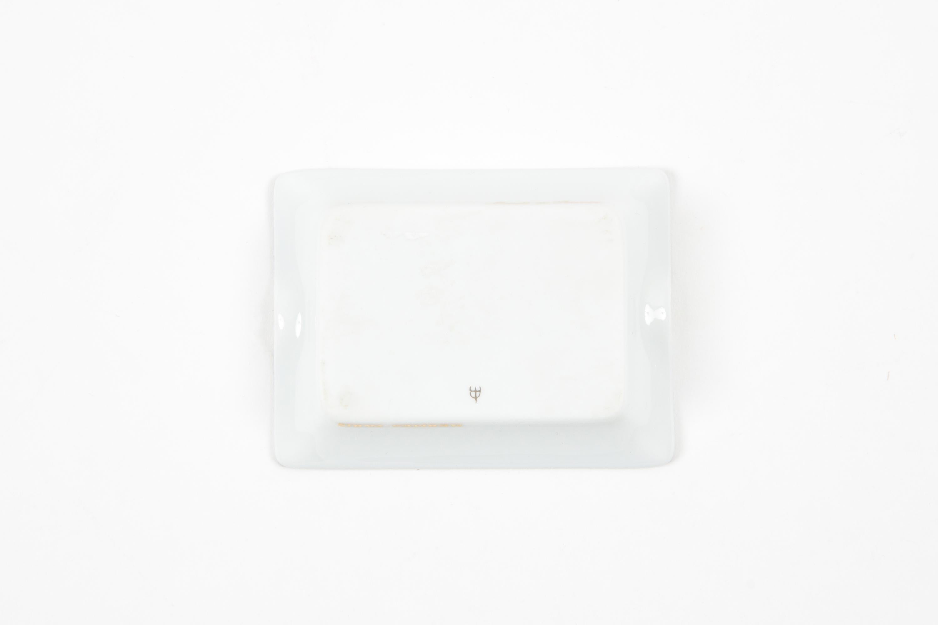 Organizador Cenicero de Porcelana Mini Pato Hermes Gris en venta