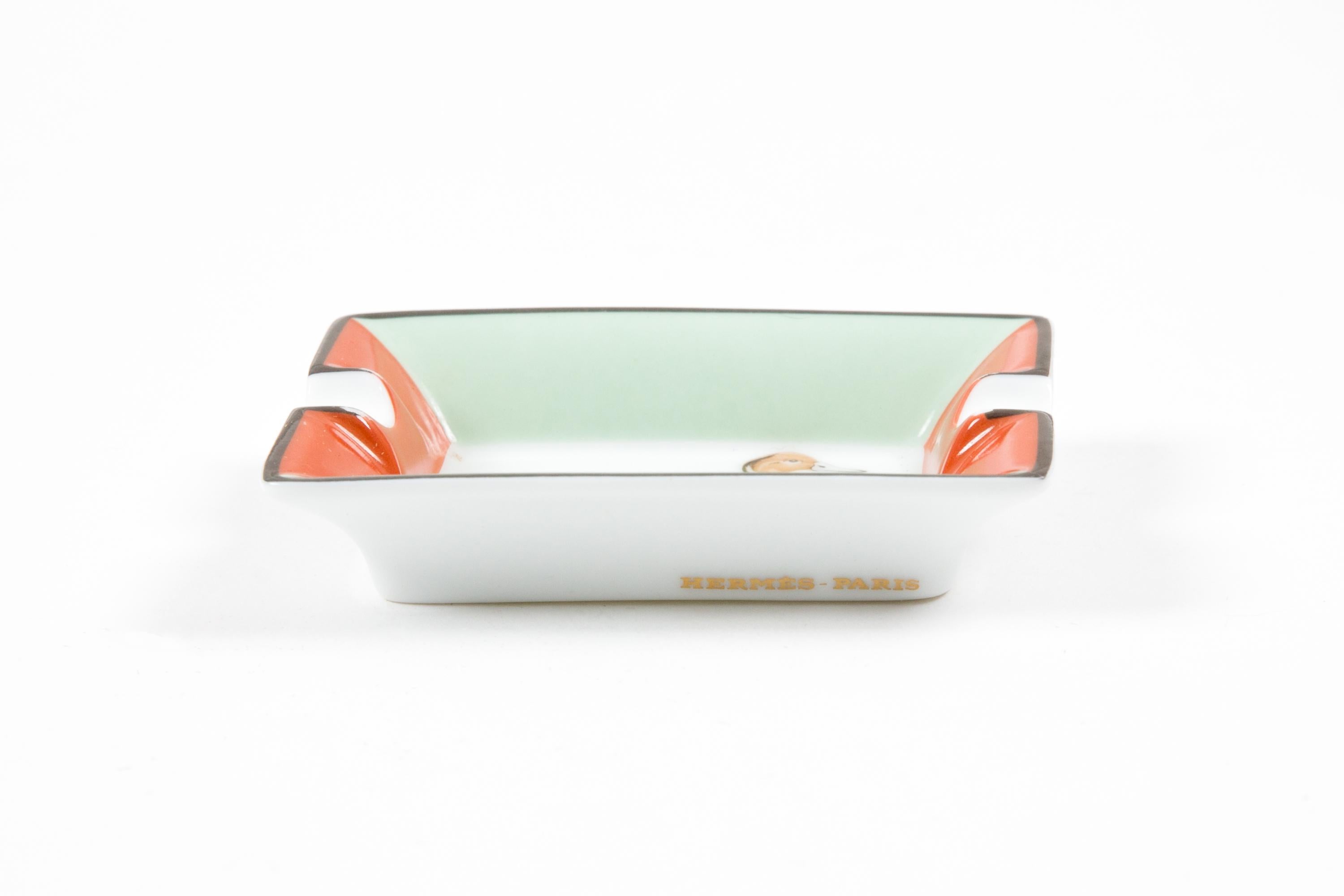 Femenino o masculino Organizador Cenicero de Porcelana Mini Pato Hermes en venta