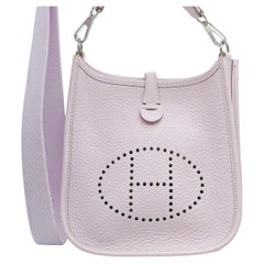 Hermès Mini Evelyn 16 Clemence Leather Bag - '10s