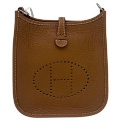 Hermes Mini Evelyn Gold PHW
