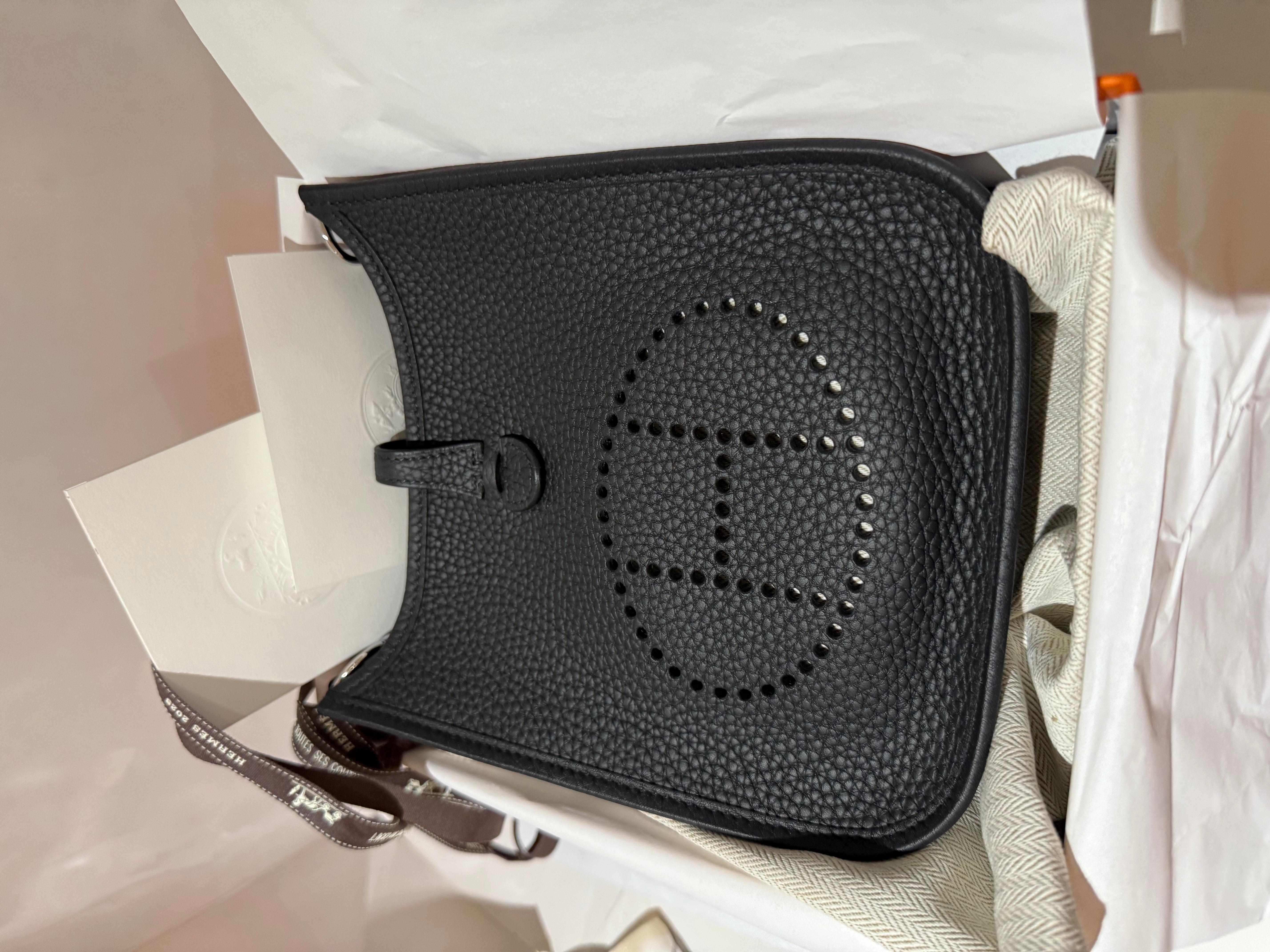 Hermes mini Evelyne 16 Negro en venta 1