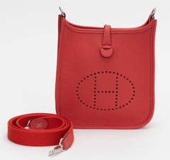 Hermès Mini Evelyne Crossbody Capucine BNIB