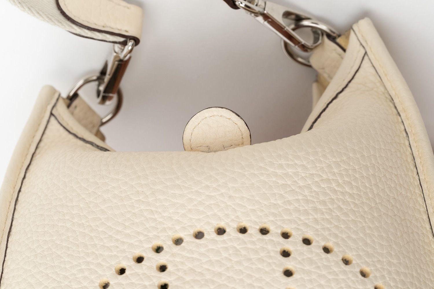 Hermès Mini Evelyne Crossbody Parchemin 2