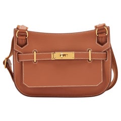 Hermes Mini Jypsiere Gold Evercolor Leather With Gold Hardware Handbag