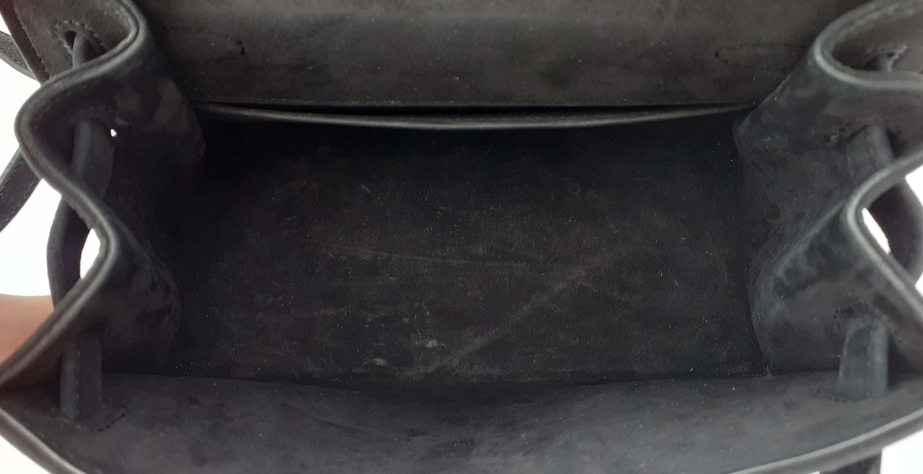 Hermès Mini Kelly 20 cm Sellier Sac Satin Doblis Cuir Or Hdw en vente 8