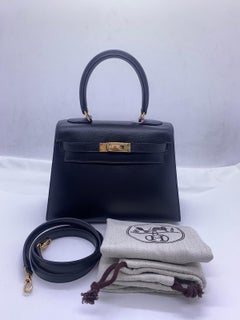 Hermes Mini Kelly 20 II Sellier Box Calf Leather GHW Gold Hardware