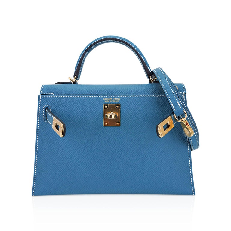 Mini Kelly Ostrich - 5 For Sale on 1stDibs  hermes mini kelly ostrich price,  kelly mini ostrich, hermes kelly 20 ostrich