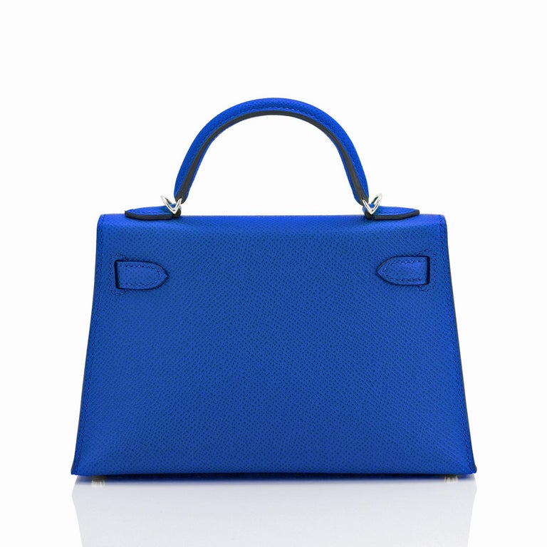 Hermes Birkin 25 Bleu Frida Bag at 1stDibs