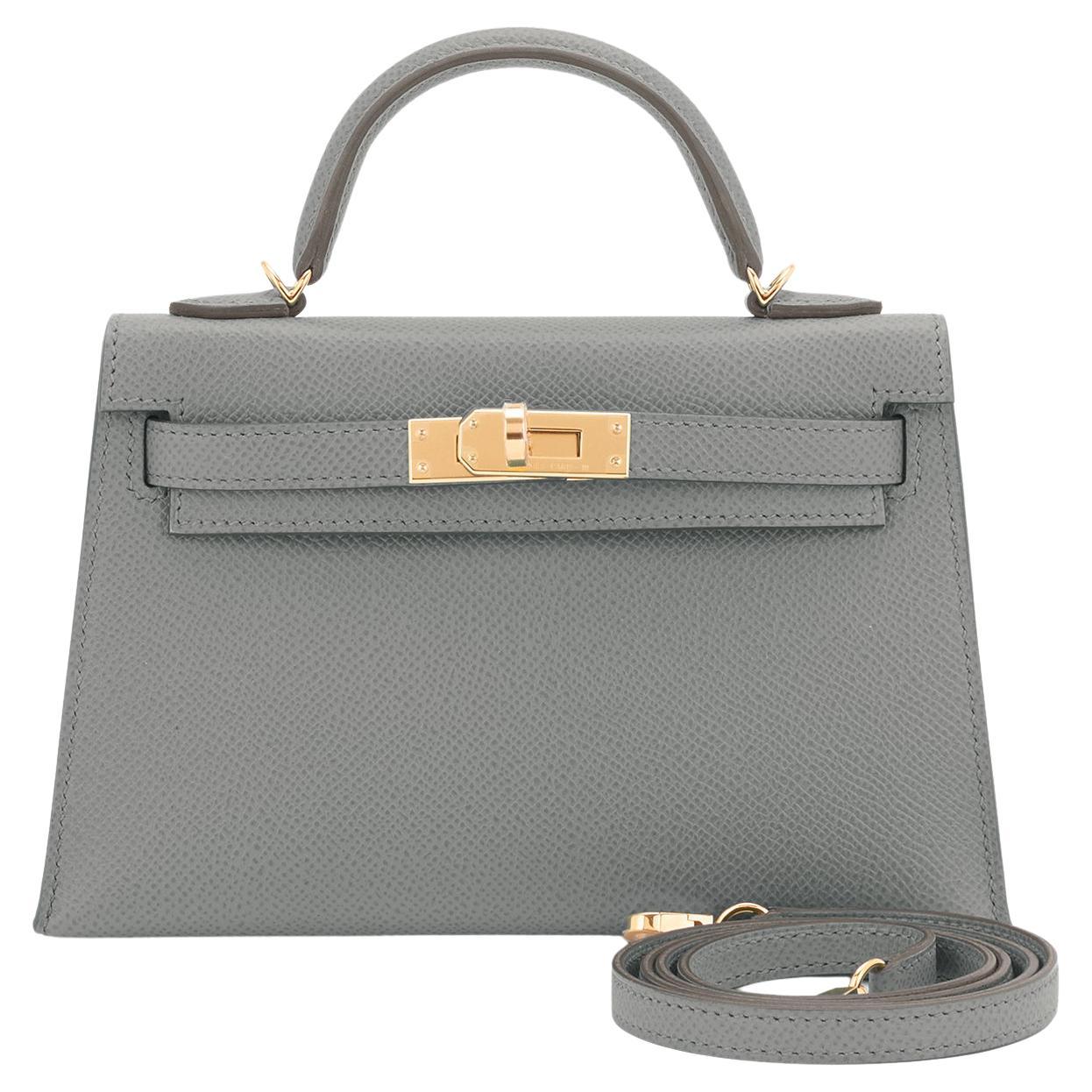 Hermes Kelly Sellier 25 Bag Vert Amande Gold Hardware Epsom