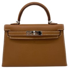 Hermes Mini Kelly Gold GHW