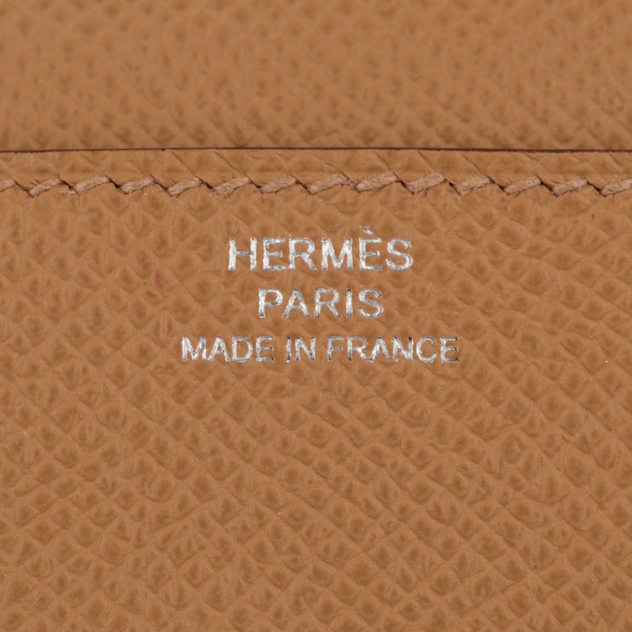 Hermes Mini Kelly Picto Doll Biscuit Epsom Leather Palladium Hardware 7