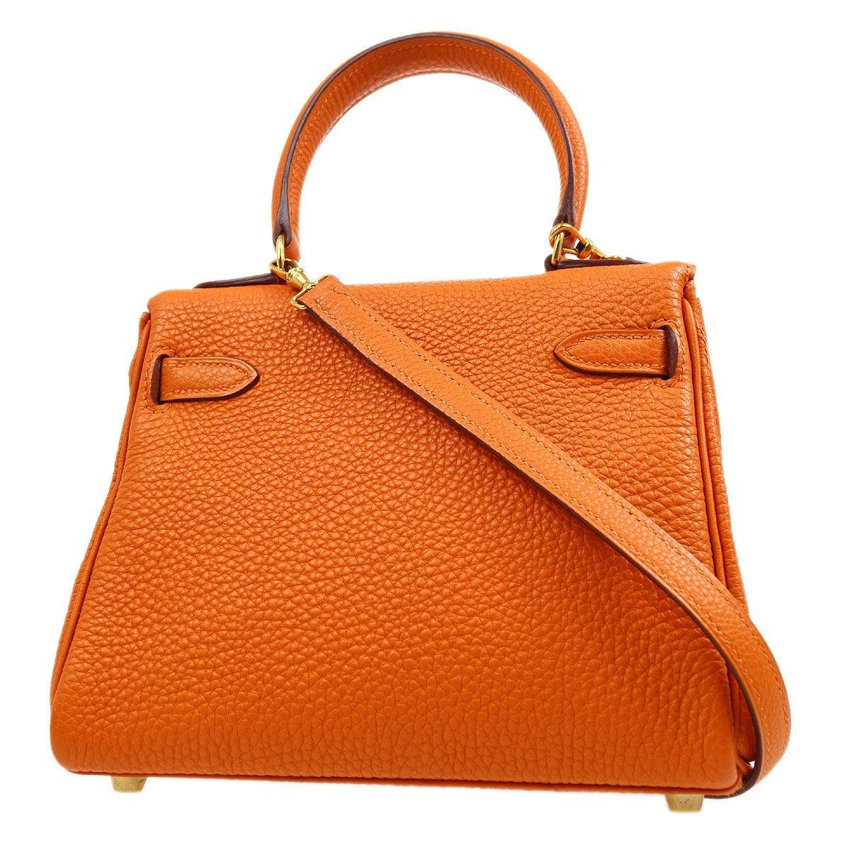 hermes mini kelly orange