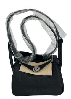 Hermes Mini Lindy Caban Handbag Bag Palladium Hardware