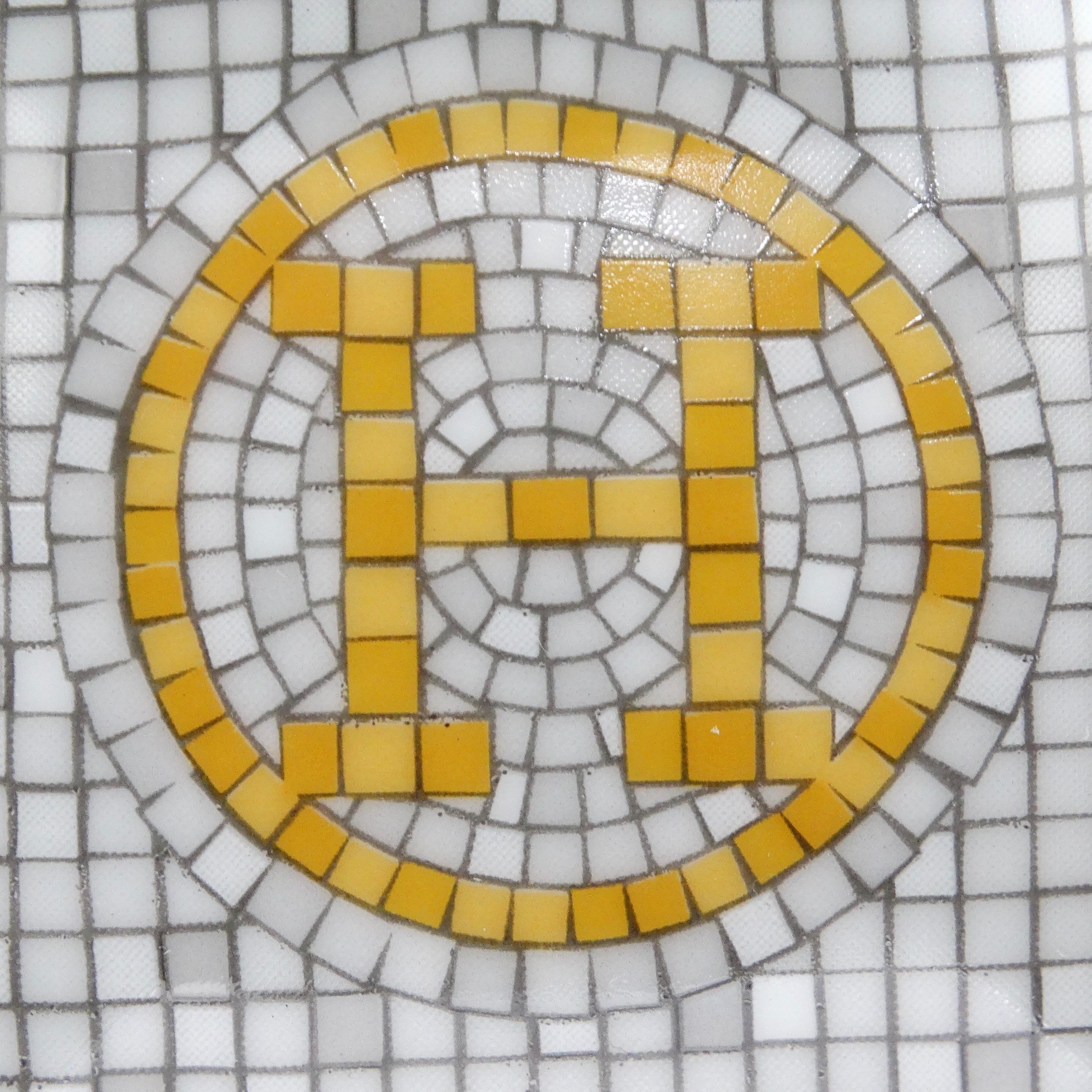 Hermes Mini Mosaique Square Plate For Sale 1