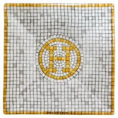 Used Hermes Mini Mosaique Square Plate