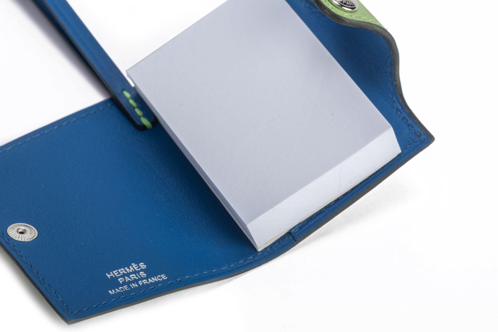 Hermes Mini Notebook Bag Charm Verso For Sale 2