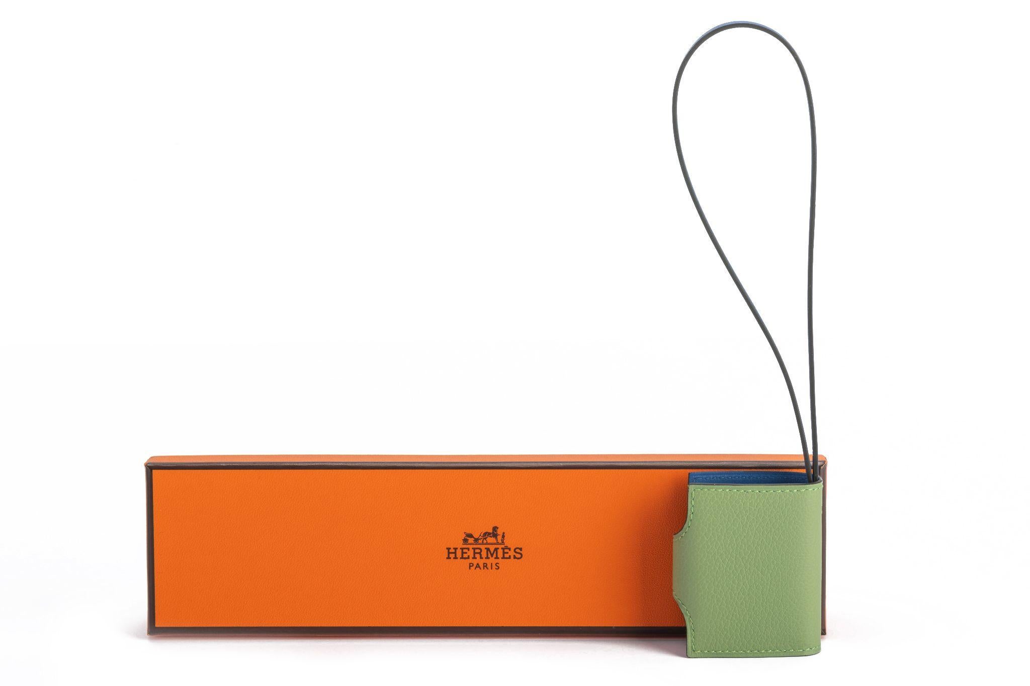 Hermes Mini Notebook Bag Charm Verso For Sale 3