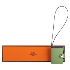 Hermes Orange Shopping Bag Charm – Vintage by Misty