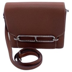 HERMES Mini Roulis 18 Shoulder Crossbody Bag Silver Hardwear 2021