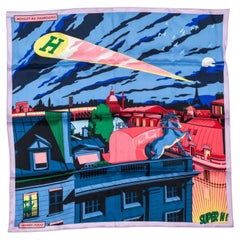 Foulard en soie "Minuit au Faubourg" Hermès New in Box