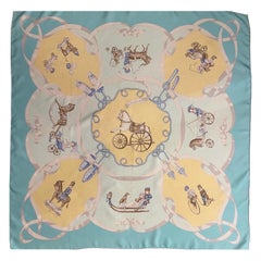 HERMES MOBILE TOYS 1984  By Nina silk scarf