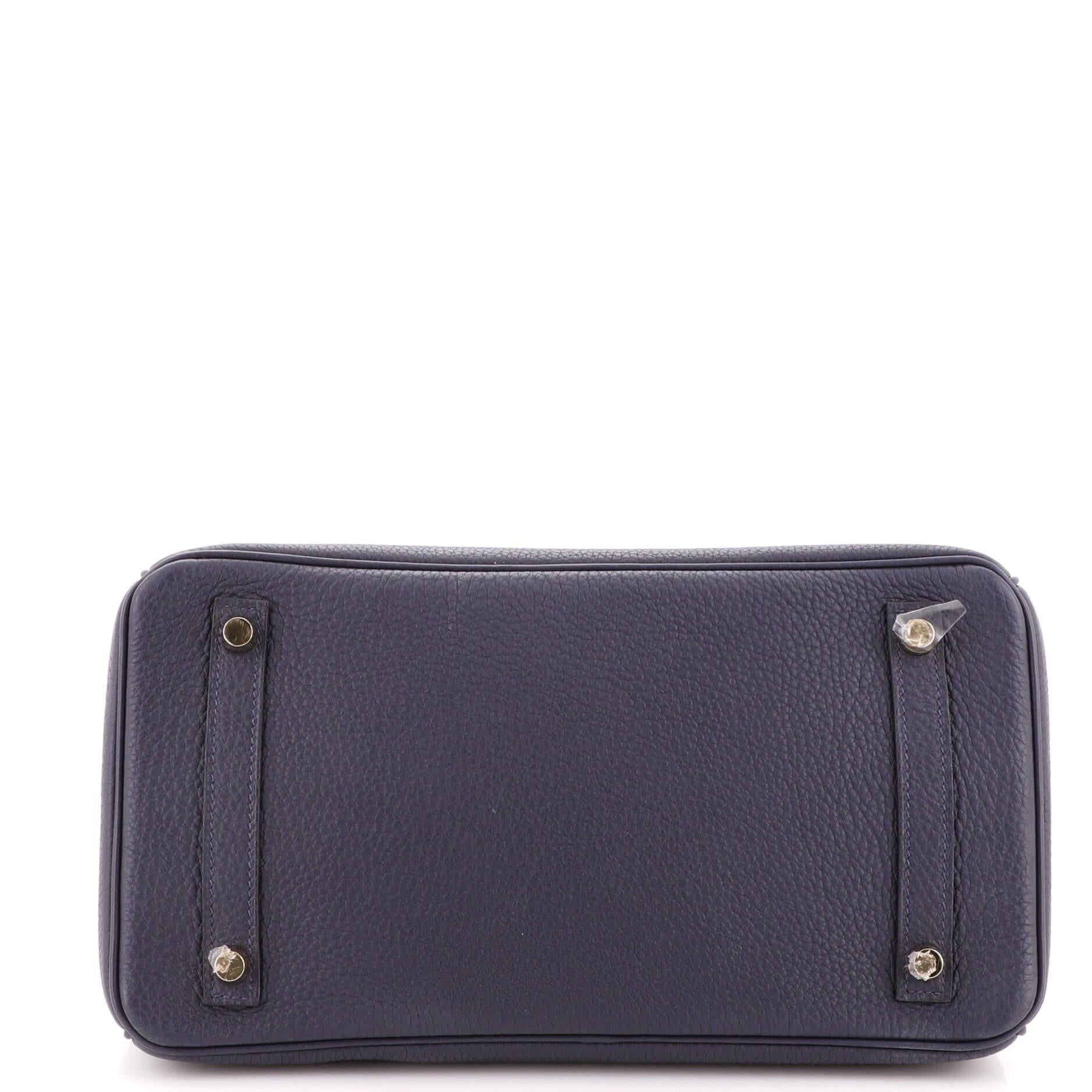 Hermes Model: Birkin Handbag Bleu Nuit Togo with Gold Hardware 30 1