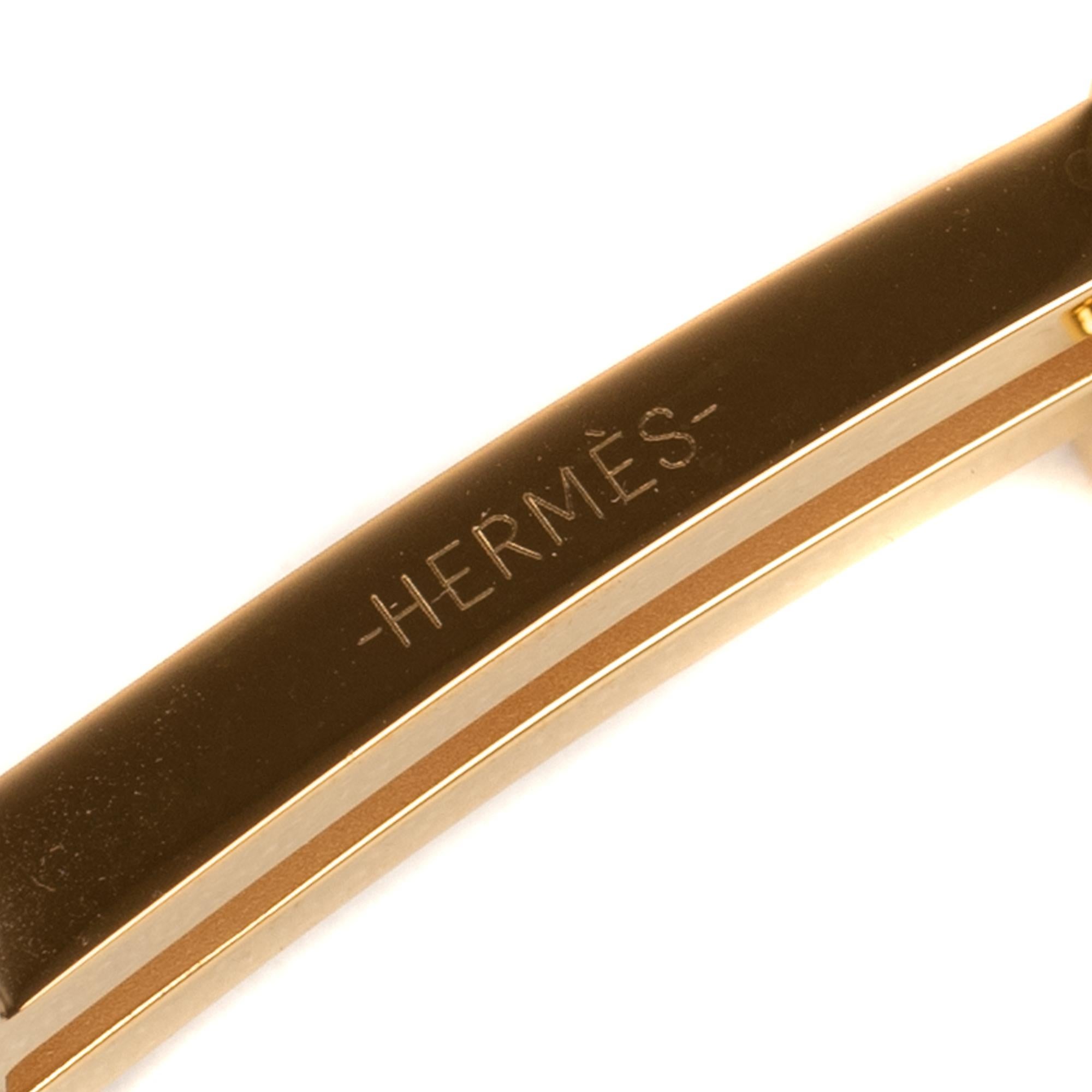 Hermes Model H2 Gold Belt Buckle 1