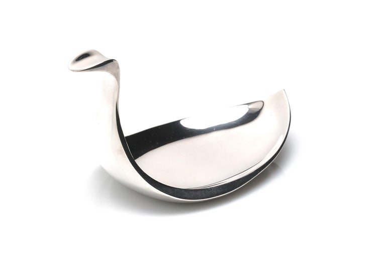 Late 20th Century Hermes Modernist Swan Ashtray For Sale