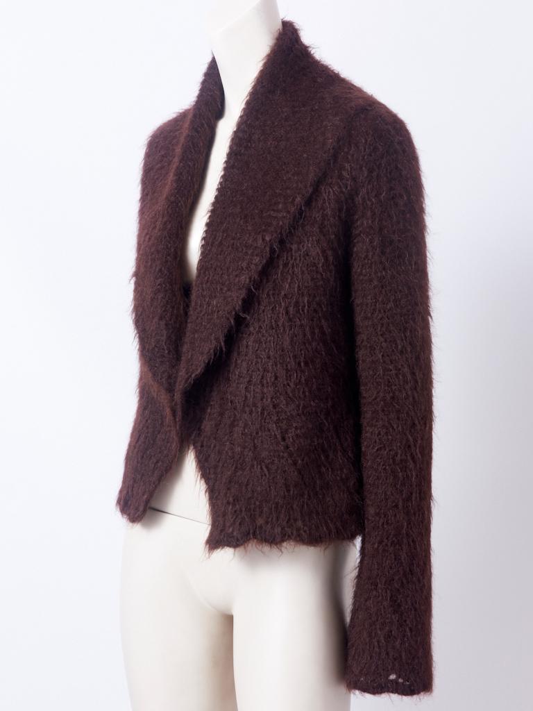 hermes wool knit jacket