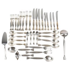 HERMES, Moisson Ménagère silver plated 96 pieces.