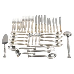 HERMES, Moisson Ménagère versilbert 96 Pieces.