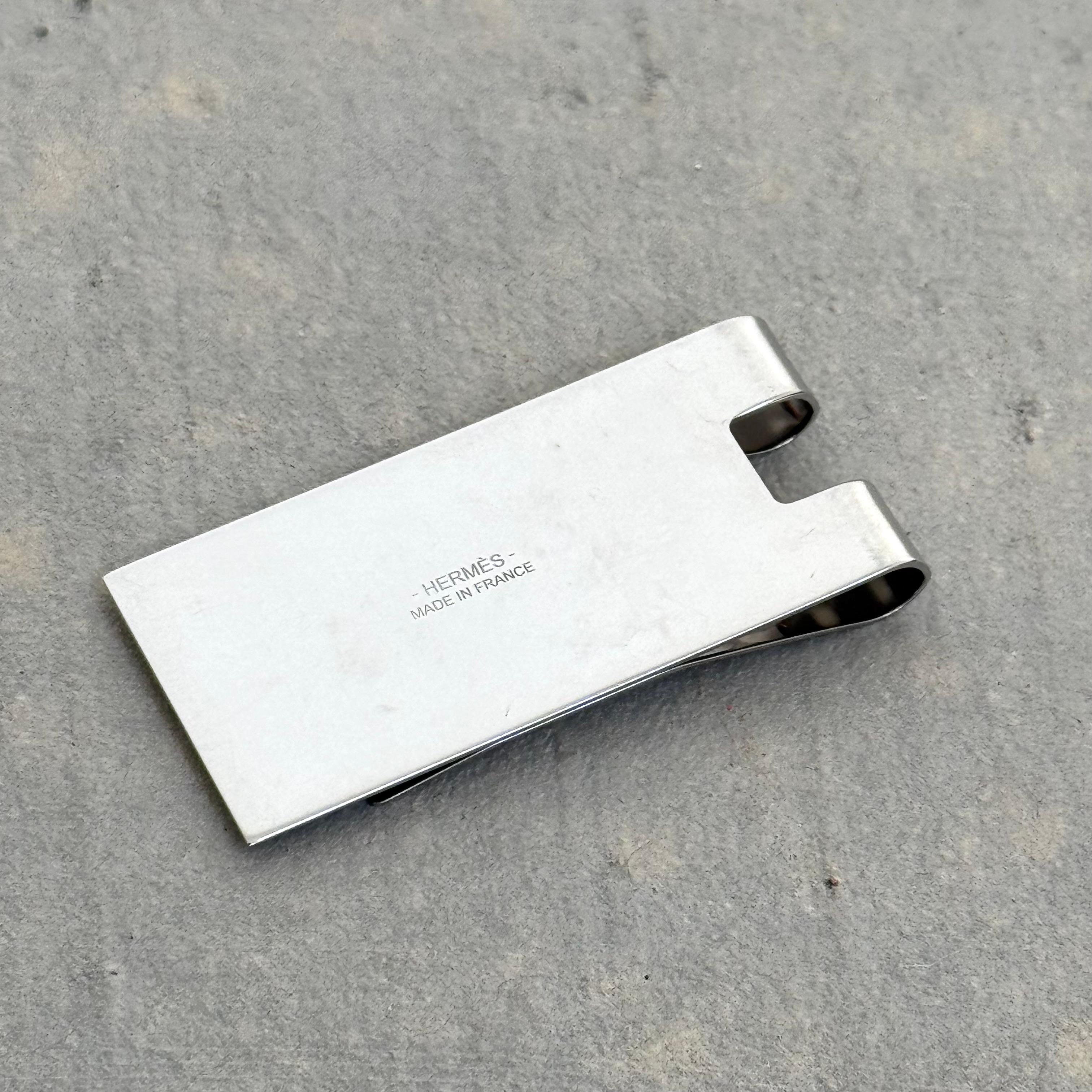 Metal Hermes Money Clip, 1990s France For Sale