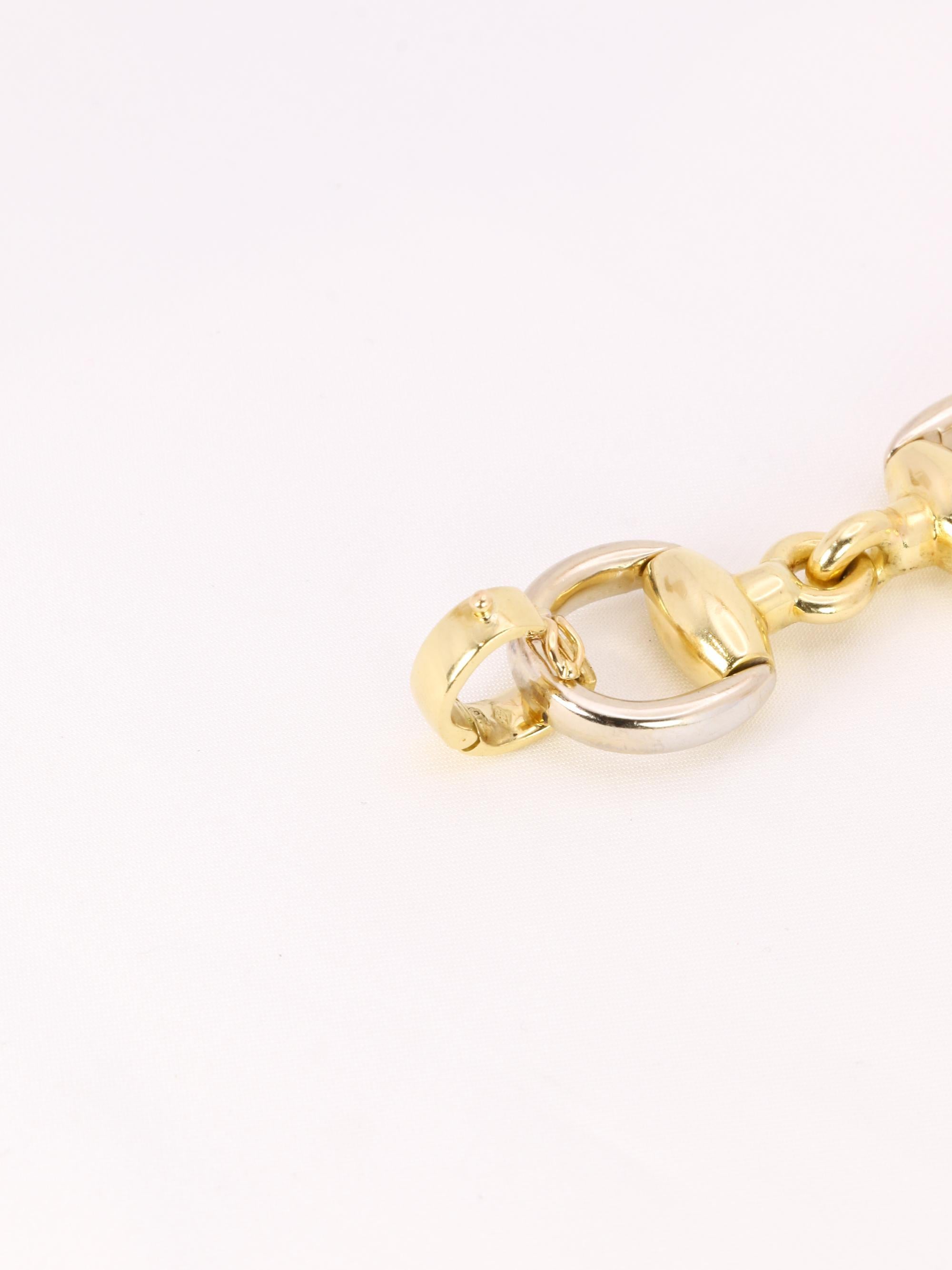 HERMES Mors Watch in Yellow and White Gold For Sale 2